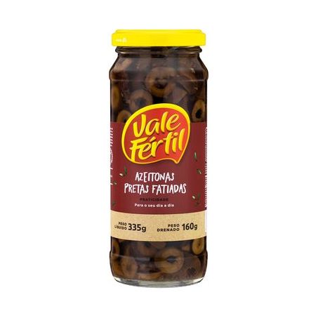 AZEITONA VALE FERTIL 160G PTAS FATIADAS