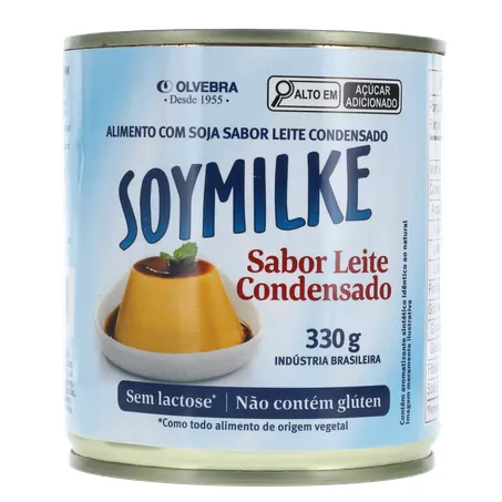 Alimento À Base de Soja Soymilke Sabor Leite Condensado Sem Lactose Lata 330gr 360-0