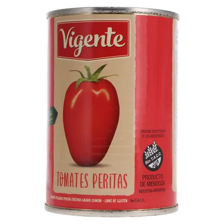 TOMATE PELADO IMPORTADO DA ARGENTINA VIGENTE LATA 230G 360-2