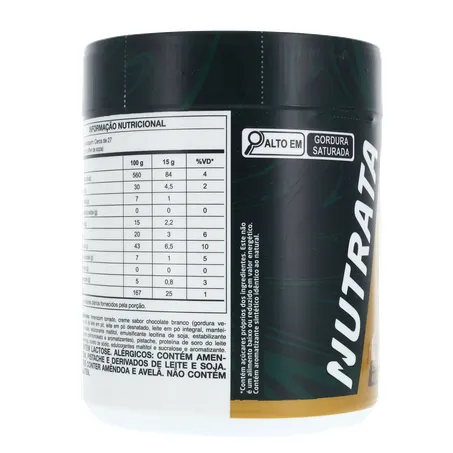 Pasta de Amendoim Nutrata Bacio Di Latte Sabor Pistache 400g 360-26