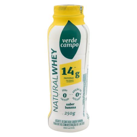 IOGURTE VERDE CAMPO BANANA ZERO LACTOSE NATURAL WHEY