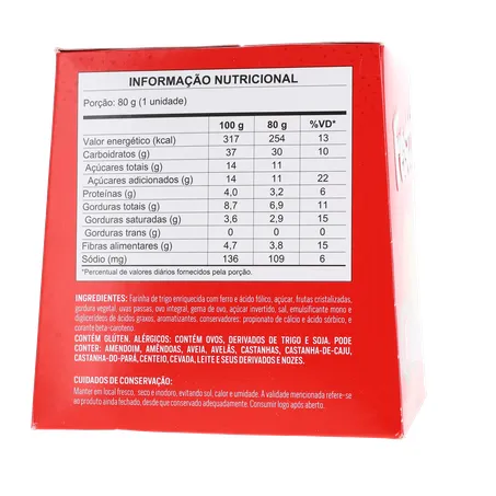 Panettone festtone mini frutas cx 80g 360-10