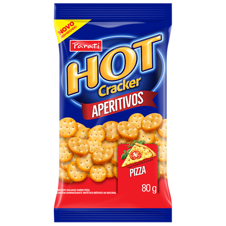 BISCOITO PARATI 80G HOT CRACKER PIZZA