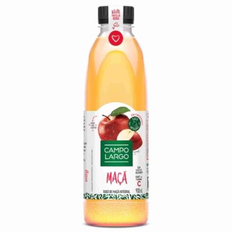 Suco campo largo integral maçã 900ml