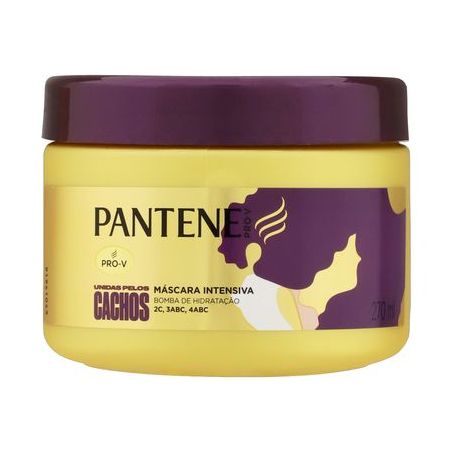 Máscara de Tratamento Pantene Unidas Pelos Cachos 270ML