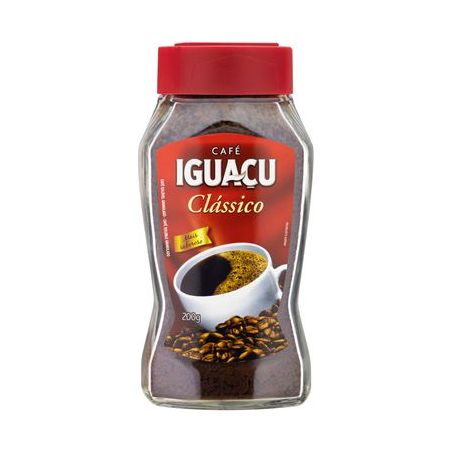 Café Iguaçu Solúvel Clássico Vidro 200g 