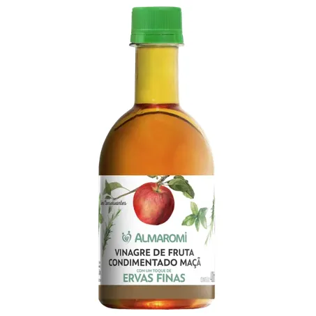 VINAGRE DE MACA ERVAS FINAS 400ML - ALMAROMI