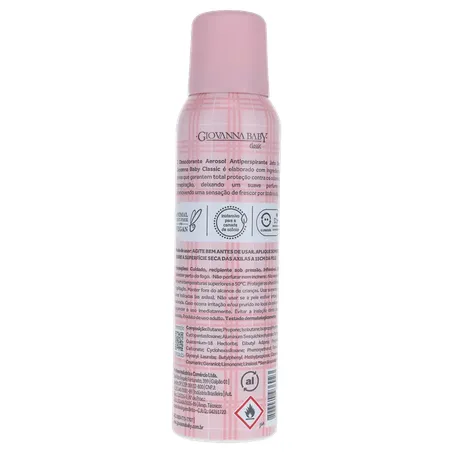 Desodorante giovanna baby classic feminino aerossol 150ml 360-18