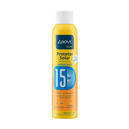 Protetor Solar Aerossol Above Fator 15 150Ml