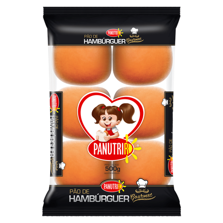 Pao Panutrir 500g Gourmet Hamburguer