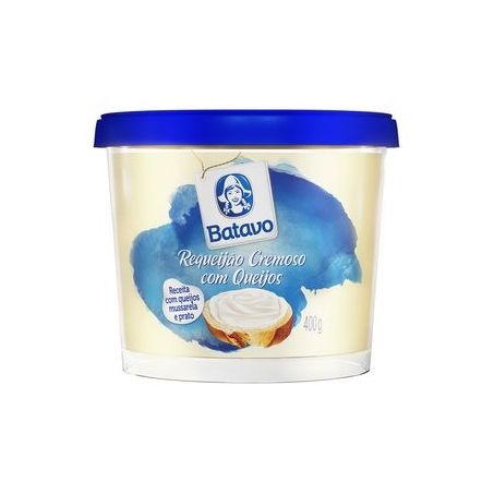 Requeijão Cremoso com Queijo Batavo Pote 400G