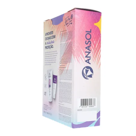 KIT PROTETOR SOLAR ANASOL FPS 75 200G + GRÁTIS PROTETOR SOLAR FACIAL FPS 75 60G 360-24