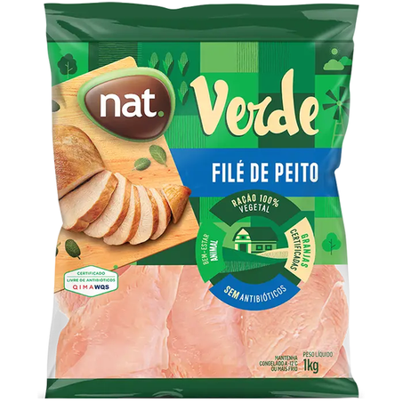 FILÉ DE PEITO NAT VERDE CONG IQF 1KG
