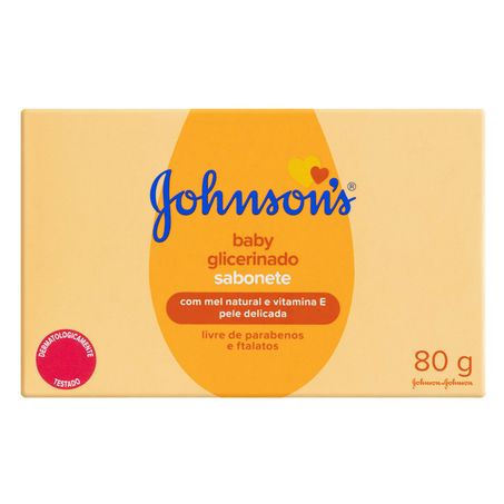 SABONETE JOHNSONS BABY GLICERIN 80G