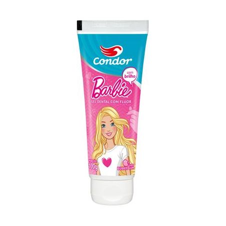 GEL DENTAL CONDOR JR BARBIE INFANTIL 100G 3515