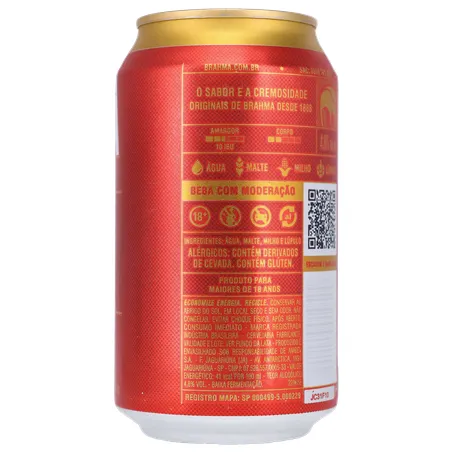Cerveja Brahma Chopp Pilsen Lata 350Ml 360-15