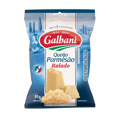 Queijo Ralado Galbani 50g - Parmesão