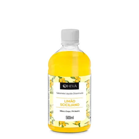 Sabonete Liq Dhiva 500ml Refil Limao Siciliano