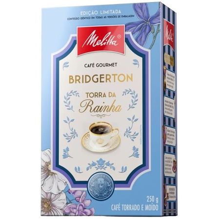 Café em pó melitta versão torra da rainha bridgerton vácuo 250g