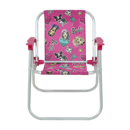 Cadeira de Alumínio Infantil Barbie Bel 
