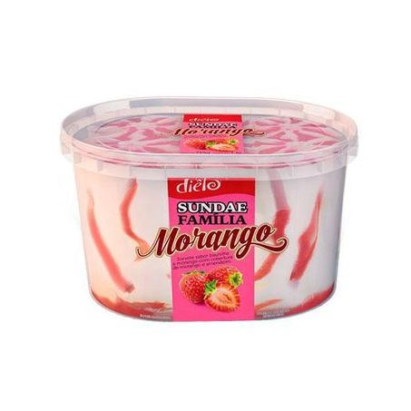 Sorvete dielo sundae morango 1,3l