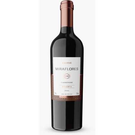 Vinho carmenere miraflores amitié 750ml