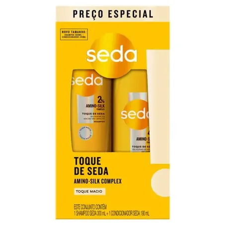 Kit seda toque de seda shamp. 300ml e cond. 190ml