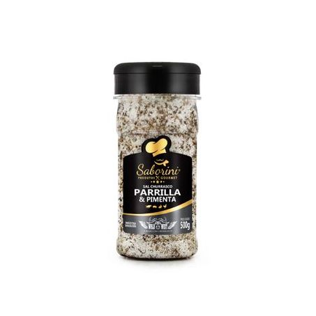 Sal de parrilla saborini pimenta 500g