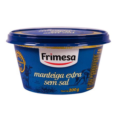 Manteiga extra sem sal frimesa