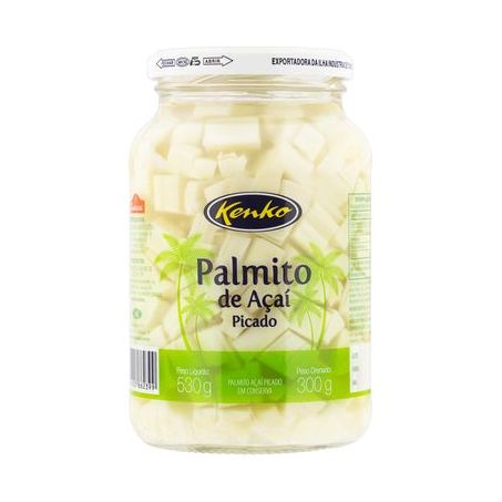 Palmito de Açaí Picado Kenko Vidro 300G