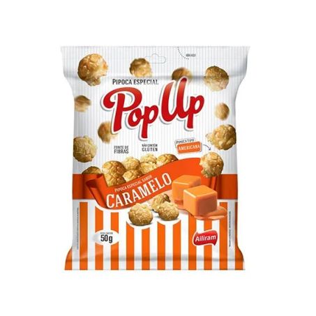 Pipoca pop up caramelo 50g