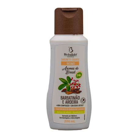SABONETE LIQUIDO BARBATIMÃO E AROEIRA 200ML BIO INSTINTO
