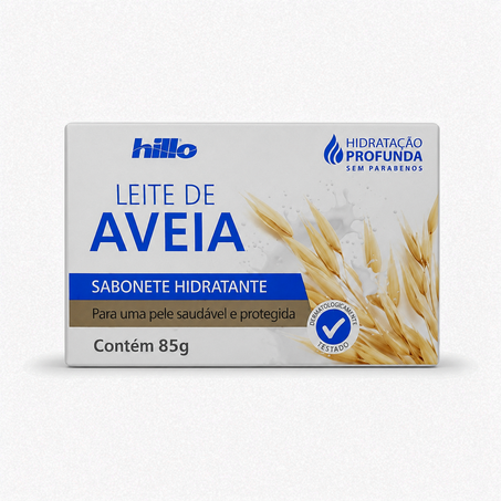 SABONETE HIDRATANTE LEITE DE AVEIA 85G HILLO