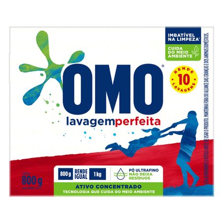 SABÃO EM PÓ LAVAGEM PERFEITA OMO
