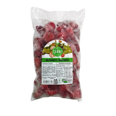 Morango caore 500g orgânico