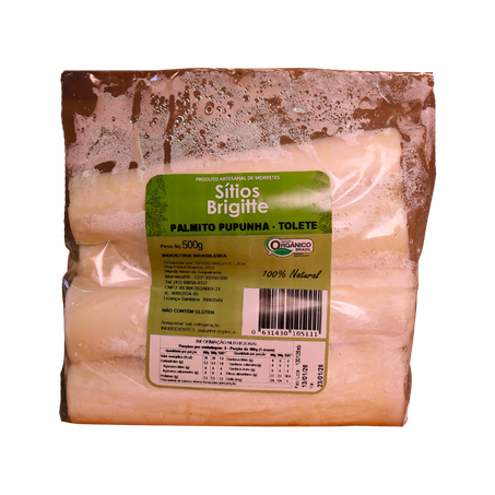 TOLETE DE PUPUNHA IN NATURA 500G - SITIOS BRIGITTE