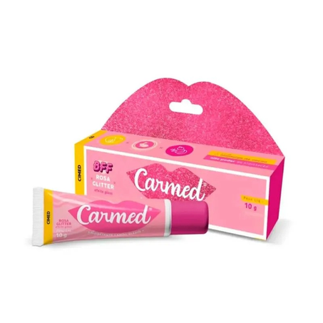 Hidratante labial rosa glítter carmed10g