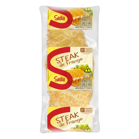 Empanado de frango steak sadia