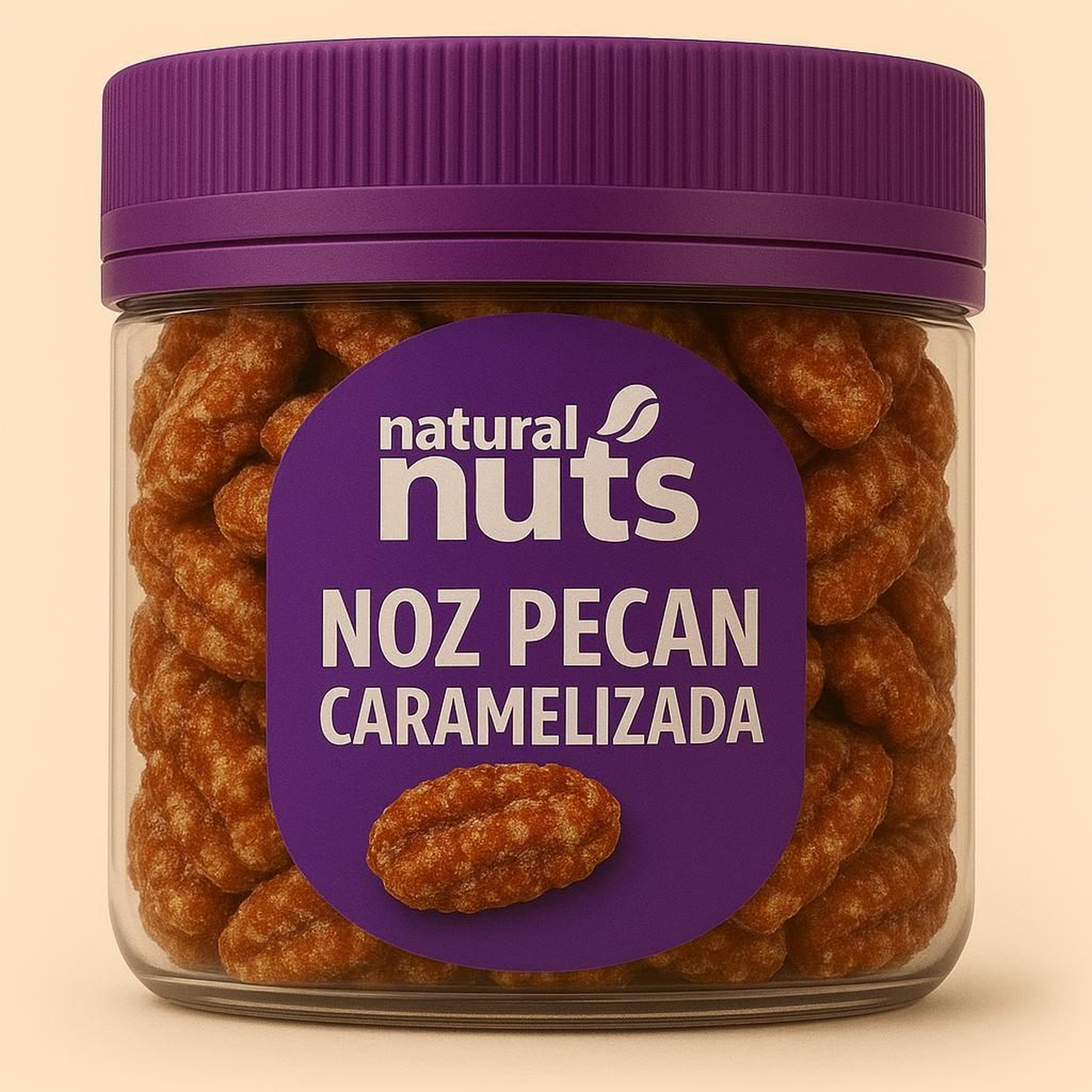 Noz Pecan Caramelizada Natural Nuts 80G