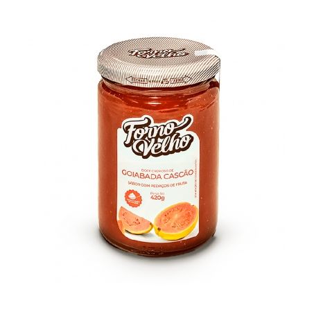 Doce fruta clássica goiaba forno velho 420g