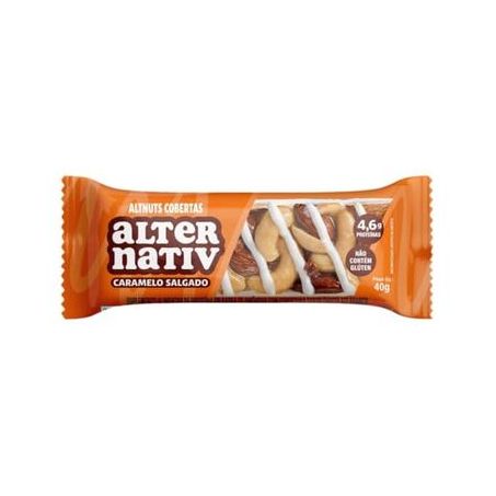 Barra de Nuts  Alternativ Caramelo Salgado Altnuts 40g