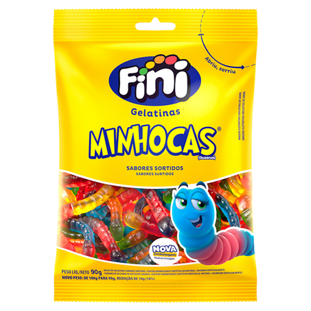 BALA FINI 80G MINHOCAS CX 12.0