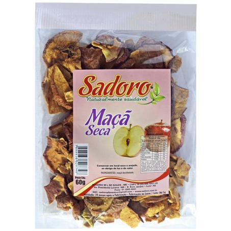 MAÇÃ SECA SADORO 60G