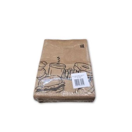 SACO VINCO DELIVERY TAMANHO 1 PP TODO DIA É DIA DE LANCHE 25X18X12