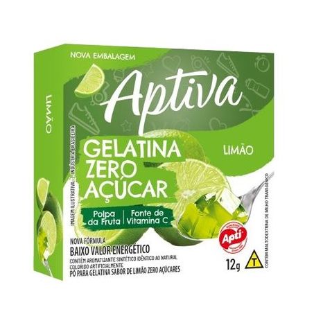 GELATINA APTI ZERO LIMAO 12G