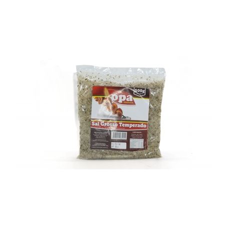 Sal grosso opa temprerado 500g