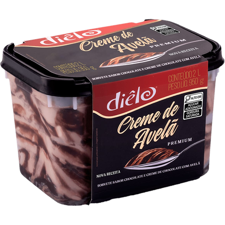Sorvete dielo chocolate c-avela 2lt