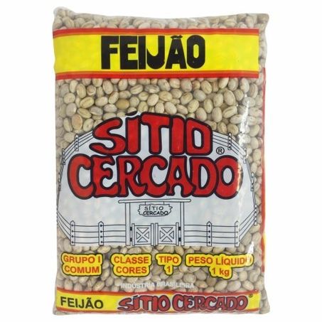 Feijao Sitio Cercado Branco 1kg