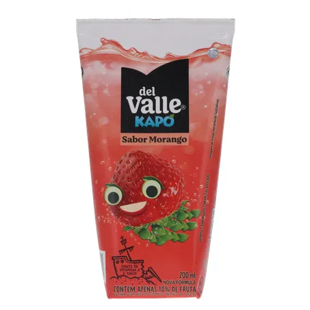 Suco Kapo Del Valle Fruta Morango 200ml