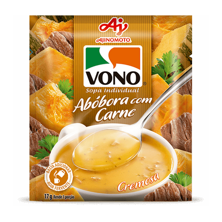 Sopa vono abóbora com carne 18g